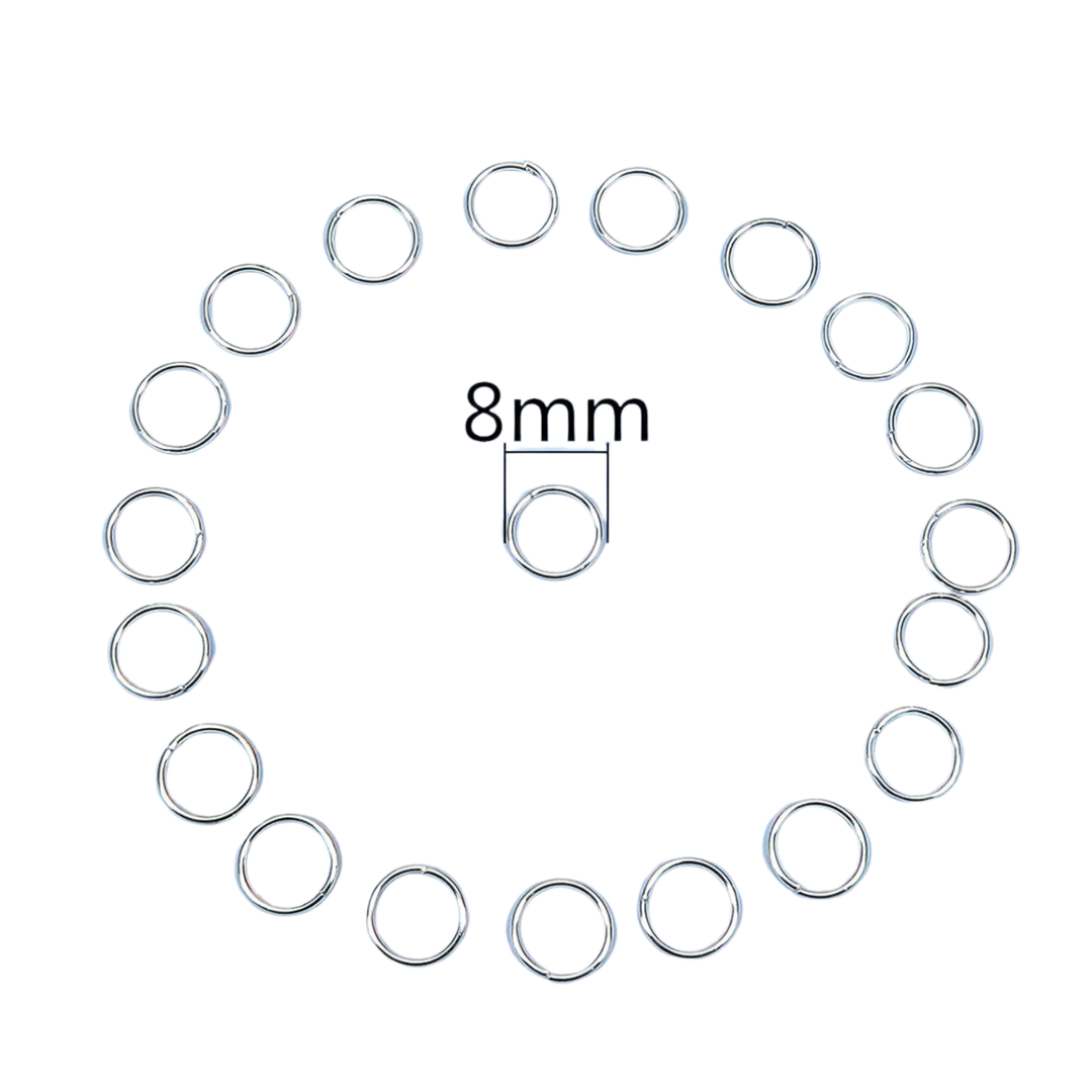 30 Schlüsselringe für Anhänger