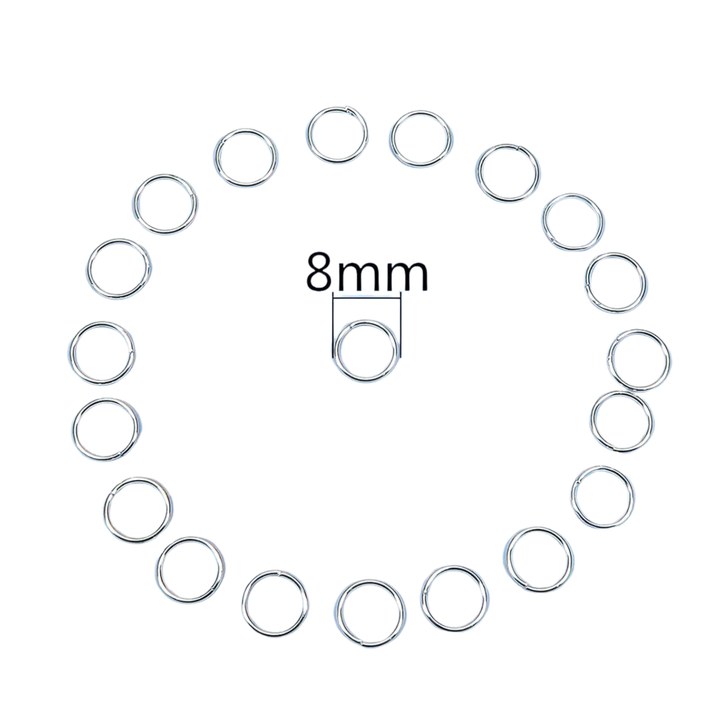 30 Schlüsselringe für Anhänger