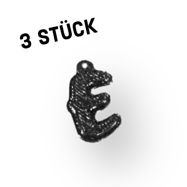 3er Pack Anhänger "Alphabet"