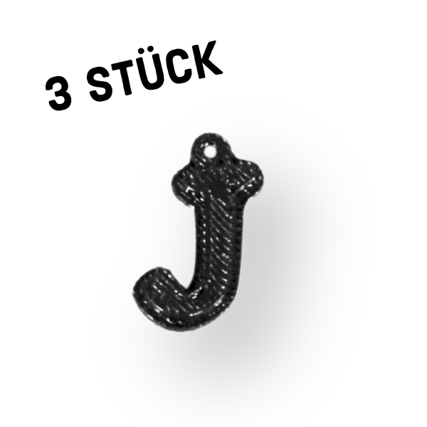 3er Pack Anhänger "Alphabet"