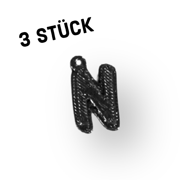 3er Pack Anhänger "Alphabet"