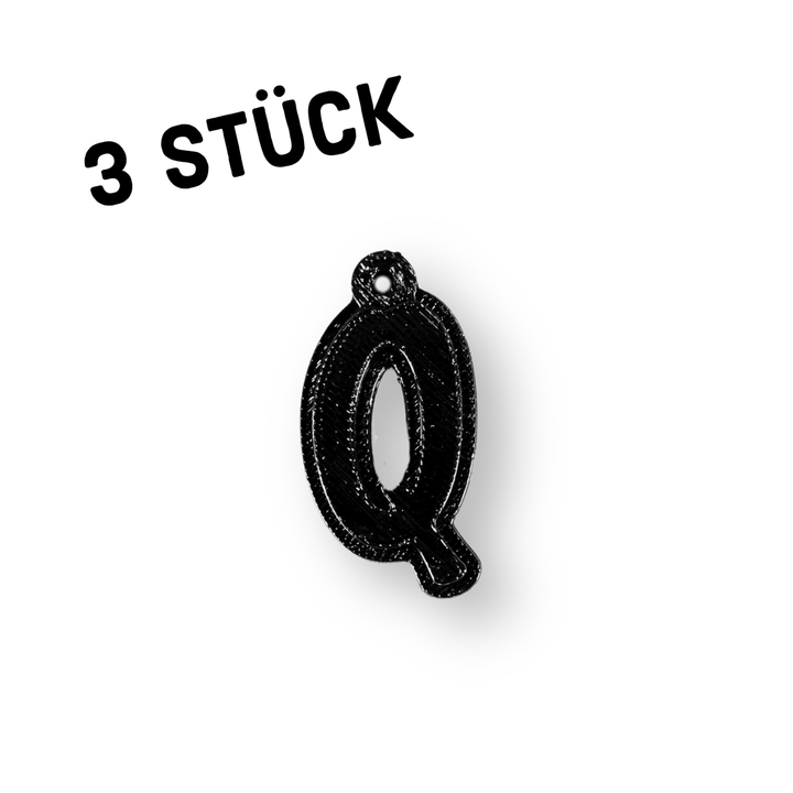 3er Pack Anhänger "Alphabet"