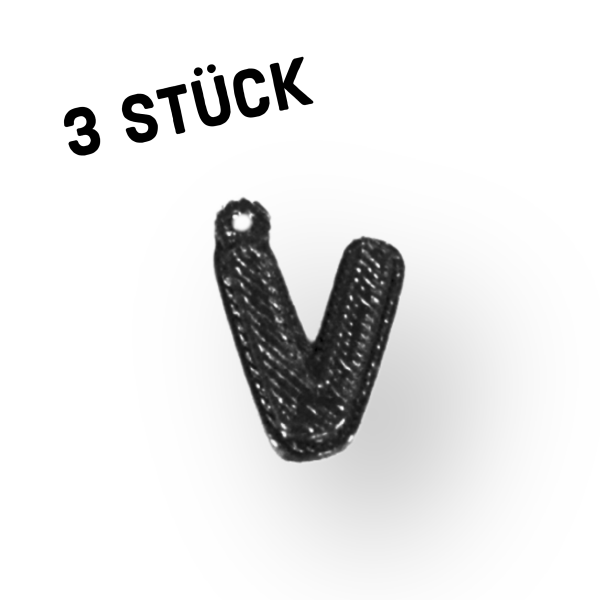 3er Pack Anhänger "Alphabet"