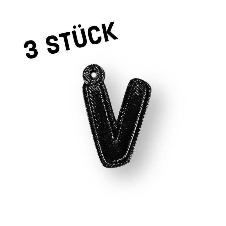 3er Pack Anhänger "Alphabet"