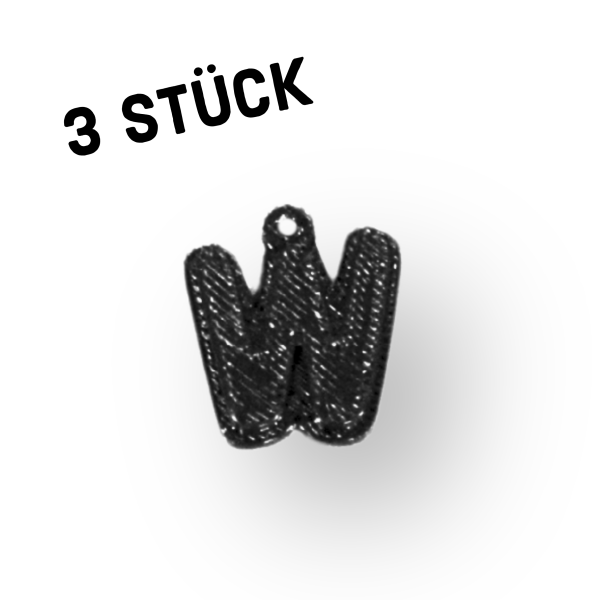 3er Pack Anhänger "Alphabet"