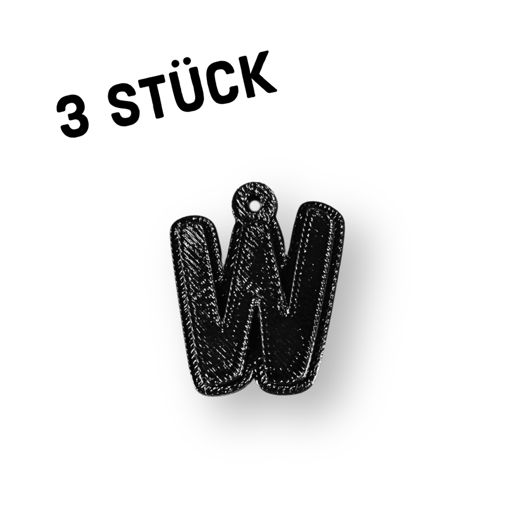 3er Pack Anhänger "Alphabet"