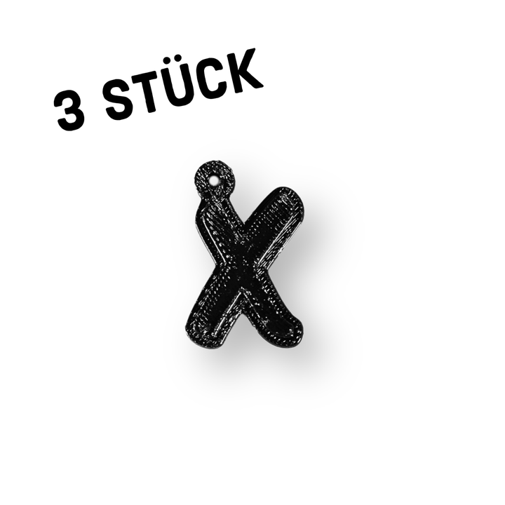 3er Pack Anhänger "Alphabet"