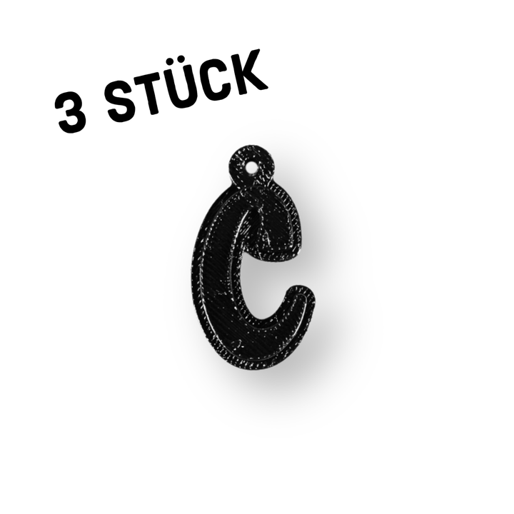 3er Pack Anhänger "Alphabet"