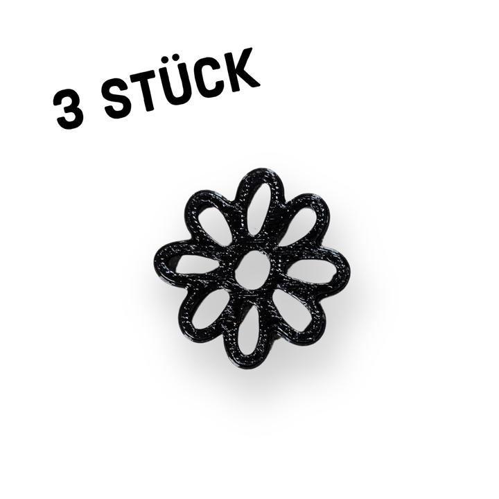 3er Pack Anhänger "Blume 1"