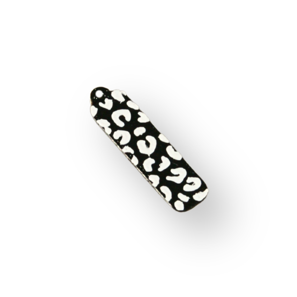 3er Pack Anhänger "Griff mit Leomuster"