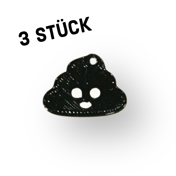 3er Pack Anhänger "Häufchen"