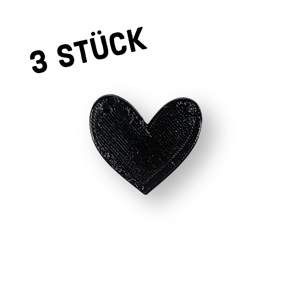 3er Pack Anhänger "Herz"