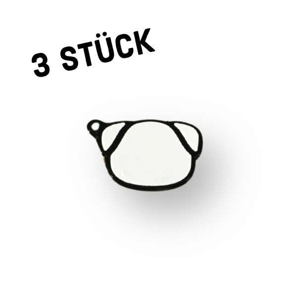 3er Pack Anhänger "Hund"