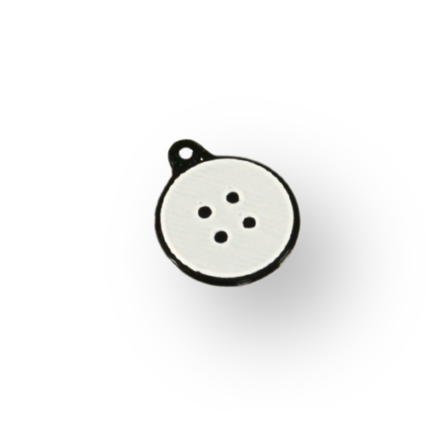 3er Pack Anhänger "Knopf"