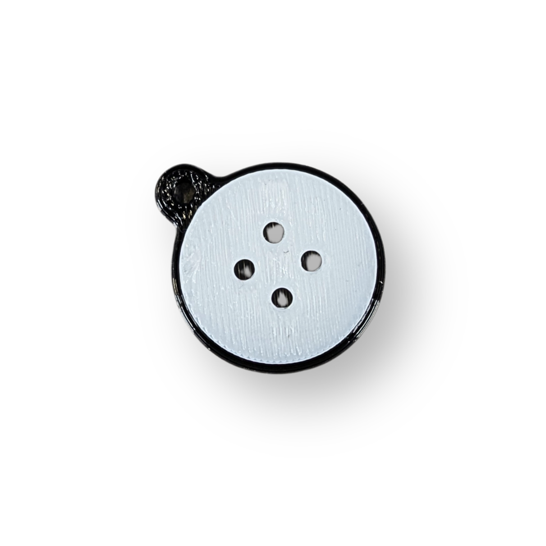 3er Pack Anhänger "Knopf"