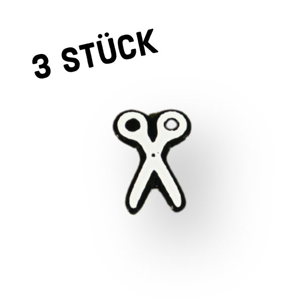 3er Pack Anhänger "Schere"