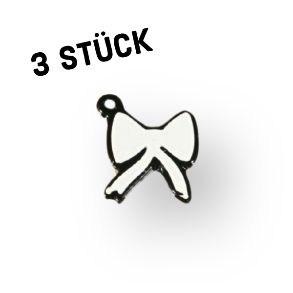3er Pack Anhänger "Schleife"
