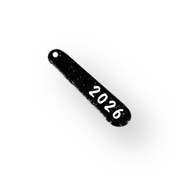 3er Pack Anhänger "Schriftzug 2026"