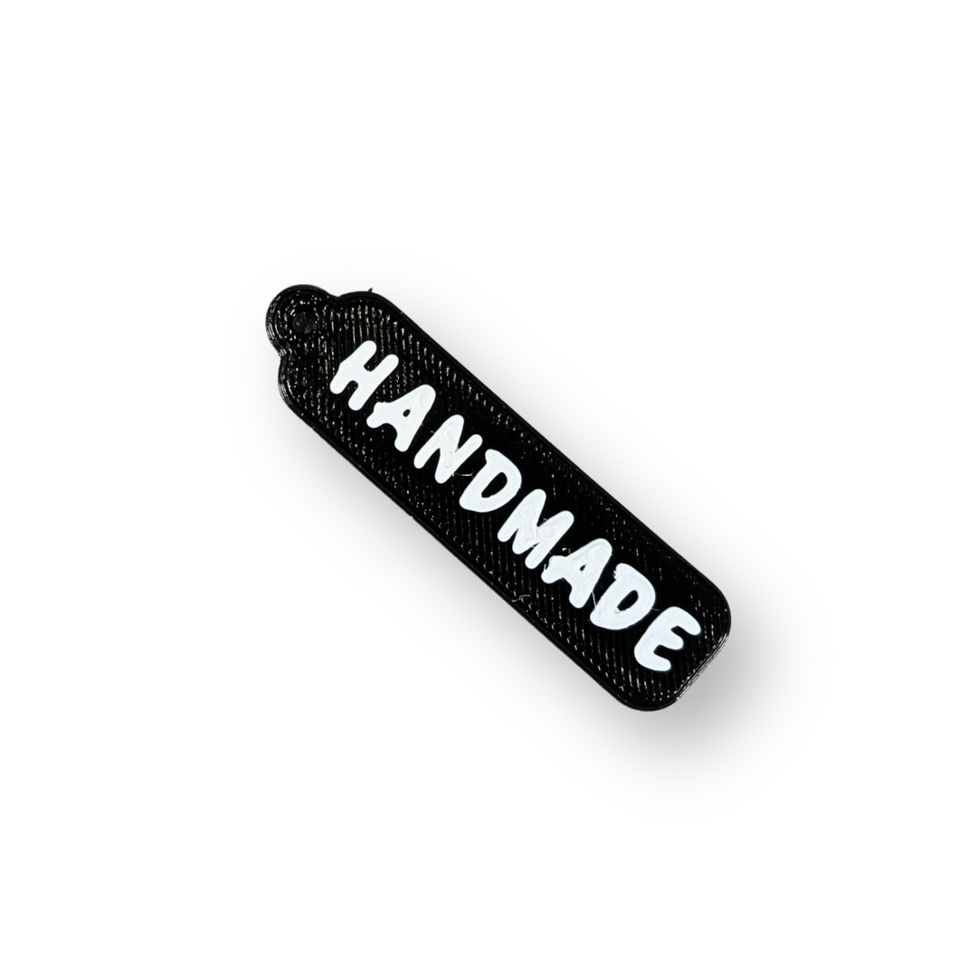 3er Pack Anhänger "Schriftzug HANDMADE"