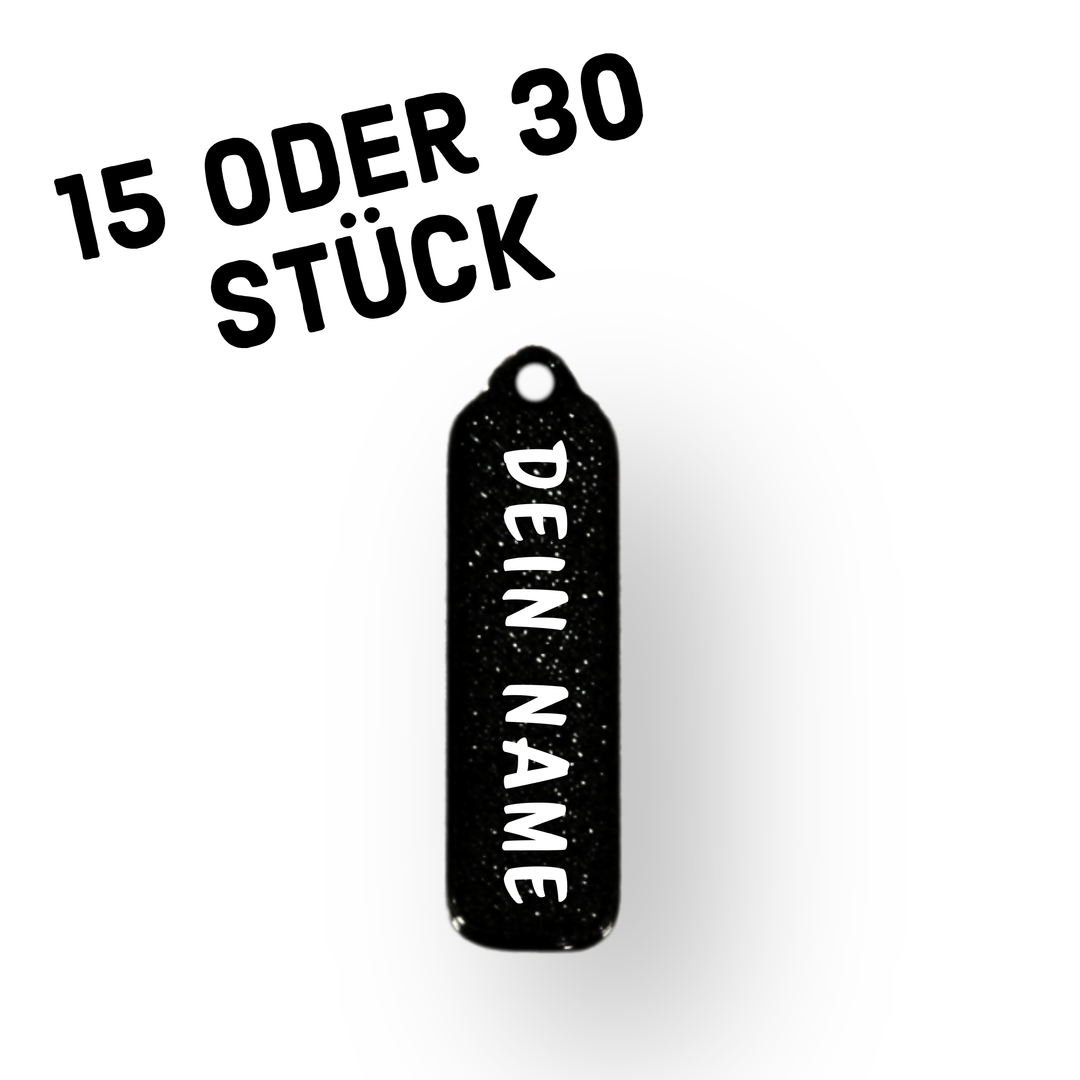 Anhänger mit individuellem Schriftzug
