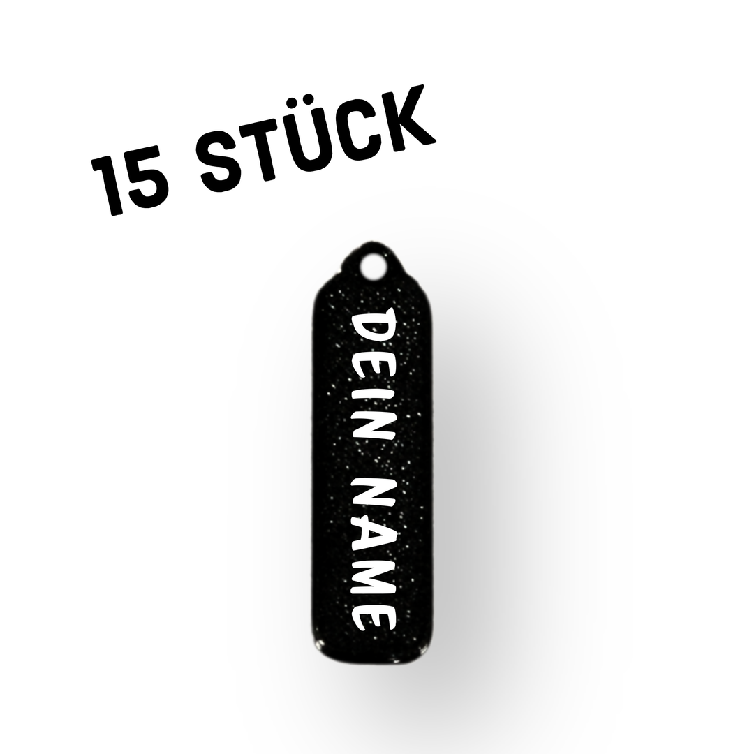 Anhänger mit individuellem Schriftzug