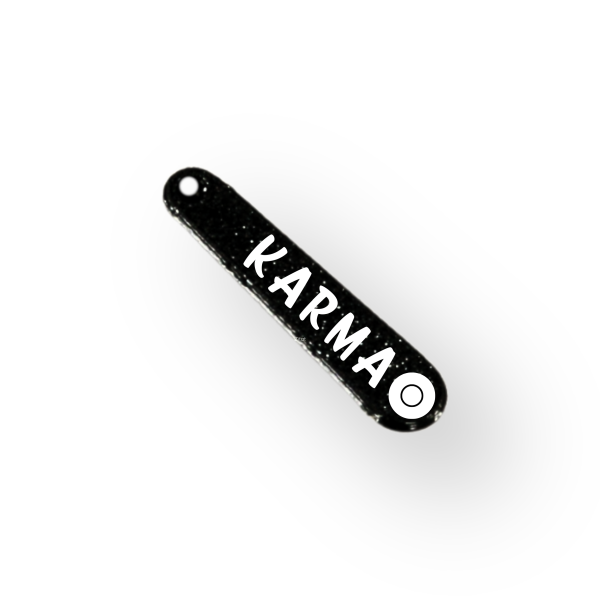 3er Pack Anhänger "Schriftzug KARMA"