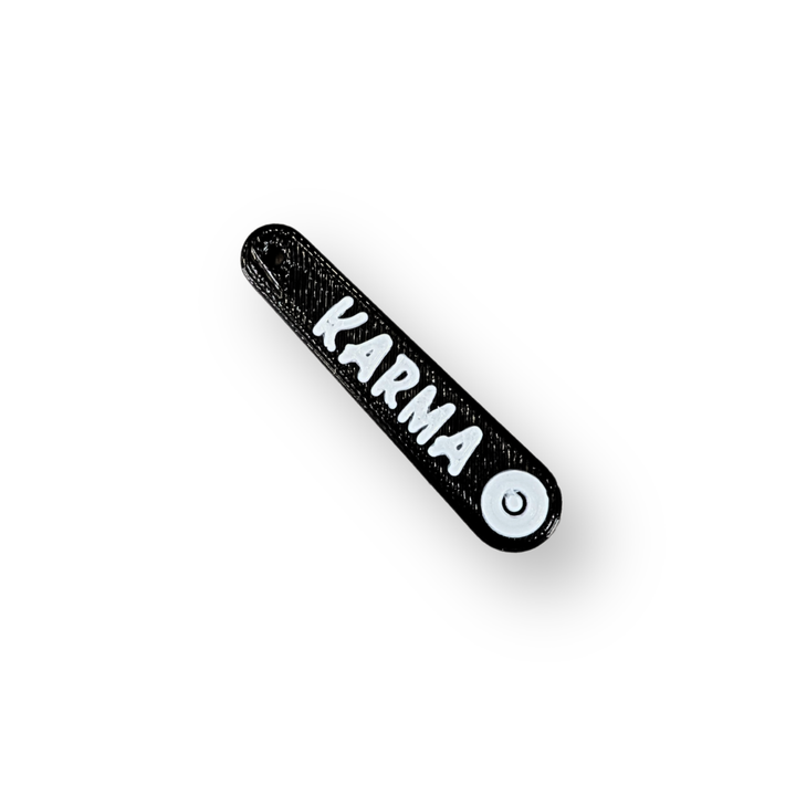 3er Pack Anhänger "Schriftzug KARMA"