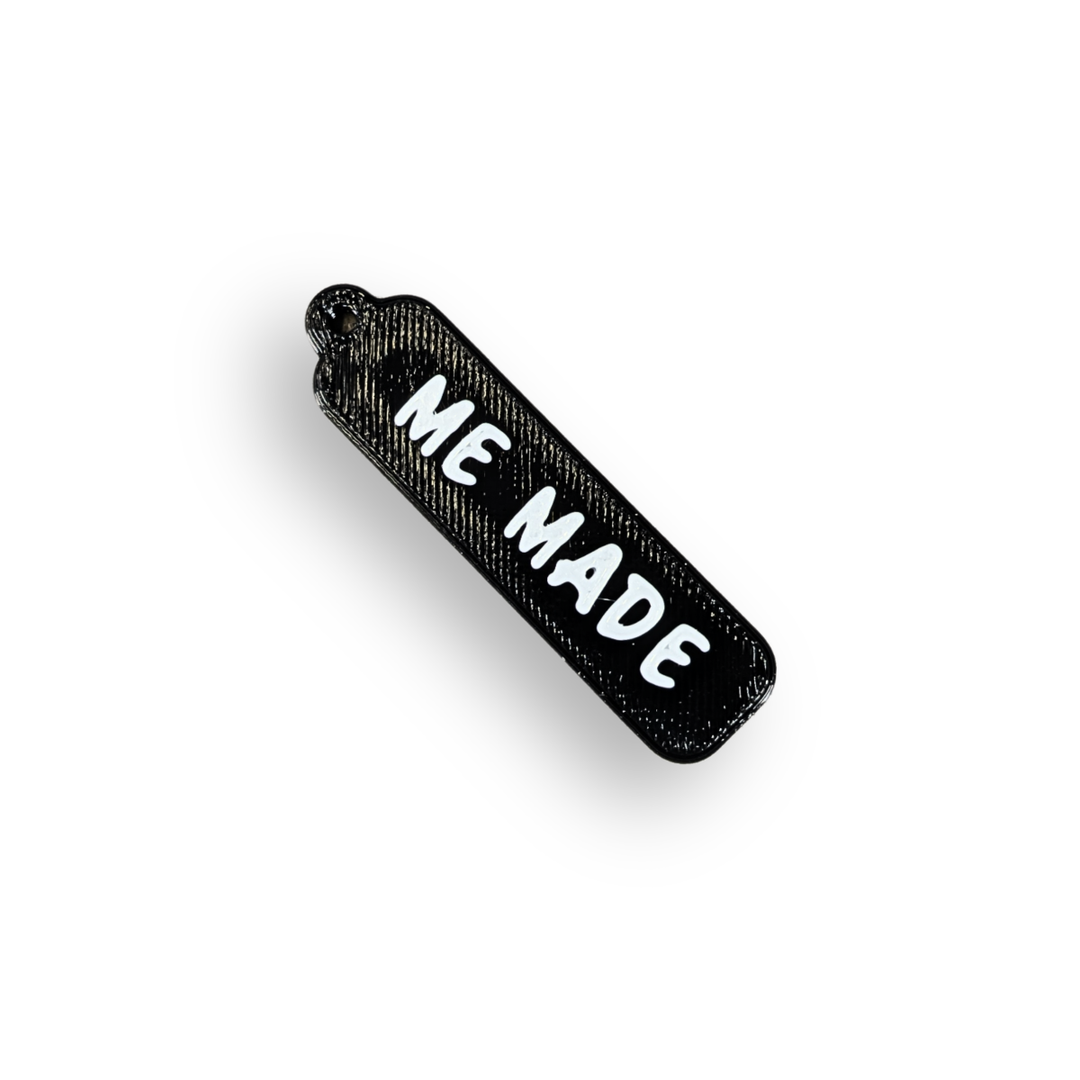 3er Pack Anhänger "Schriftzug ME MADE"