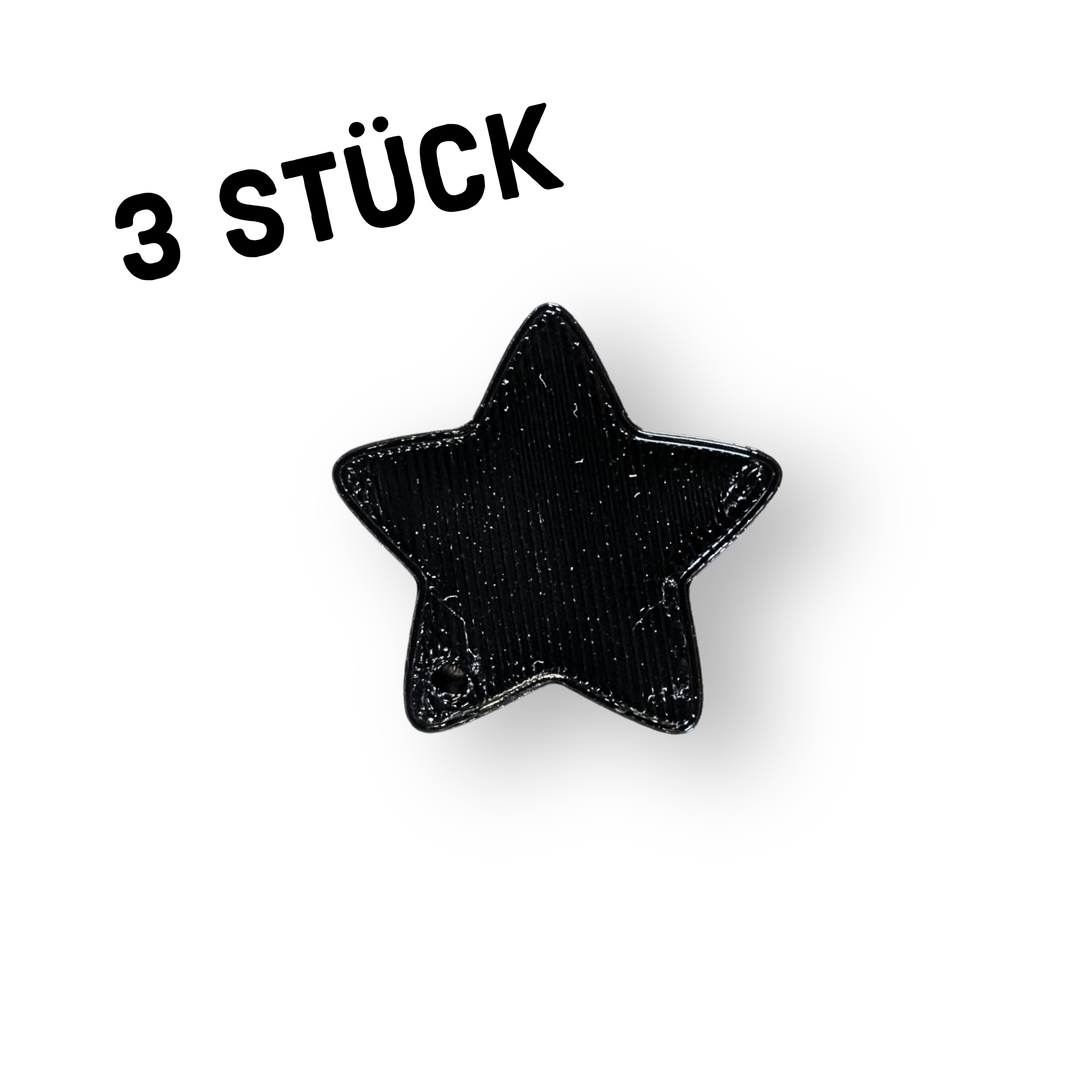 3er Pack Anhänger "Stern"
