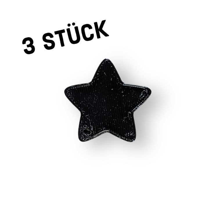3er Pack Anhänger "Stern"