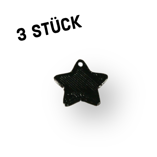 3er Pack Anhänger "Stern"