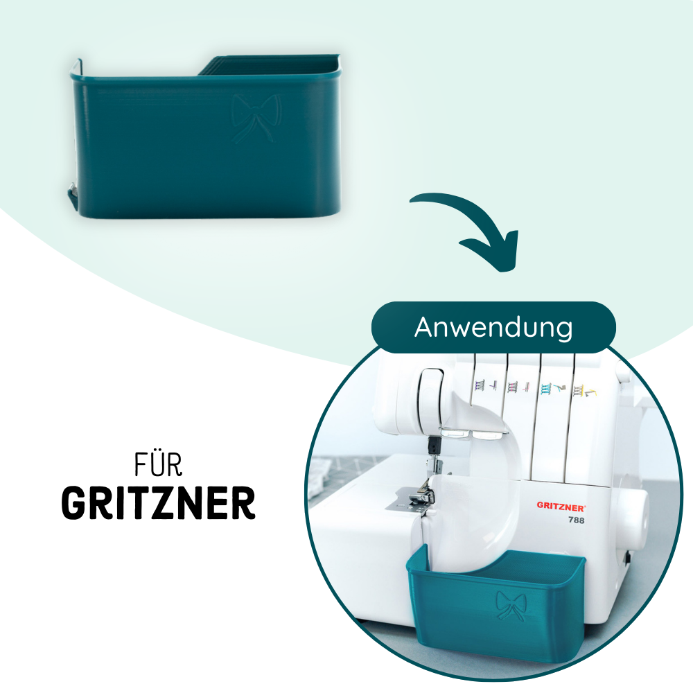 Bac de réception pour surjeteuses Gritzner