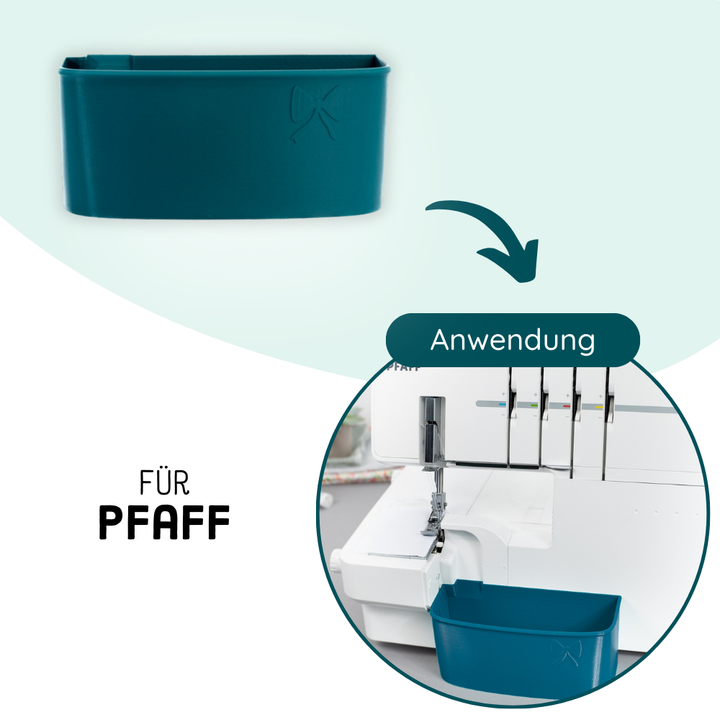 Bac de réception pour surjeteuses Pfaff