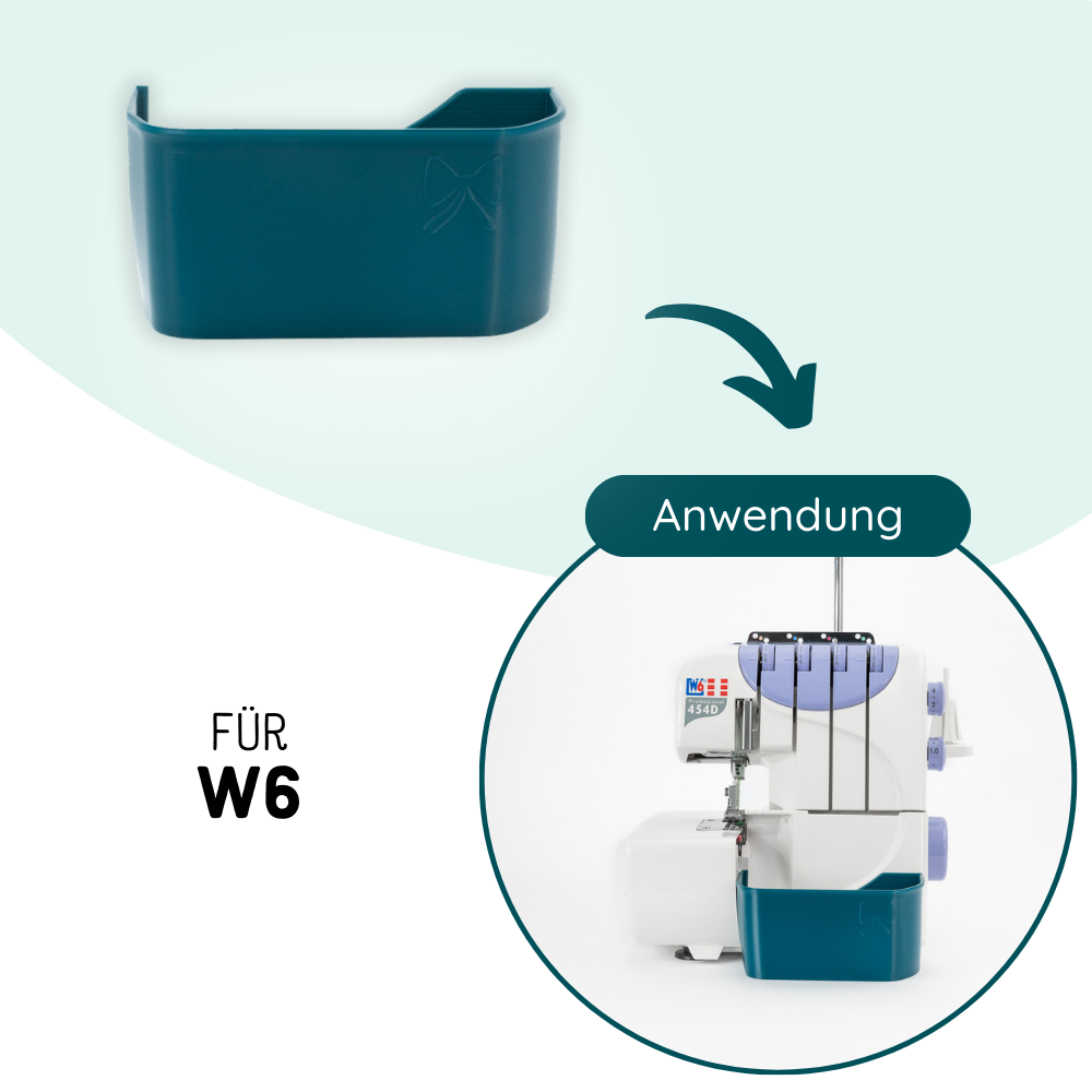 Bac de réception pour surjeteuses W6