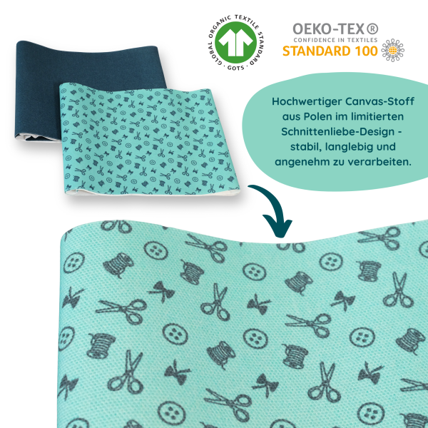 DIY-Nähset für 2 Scherentaschen