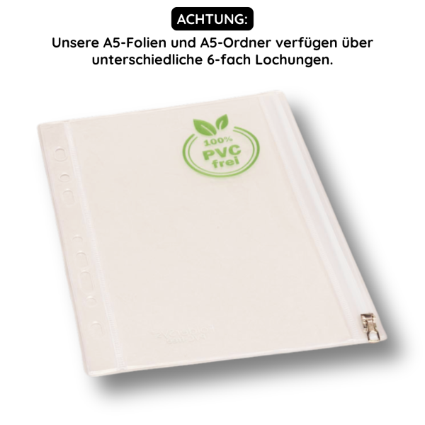 ECO ziplock bag for labels and other small items - A5