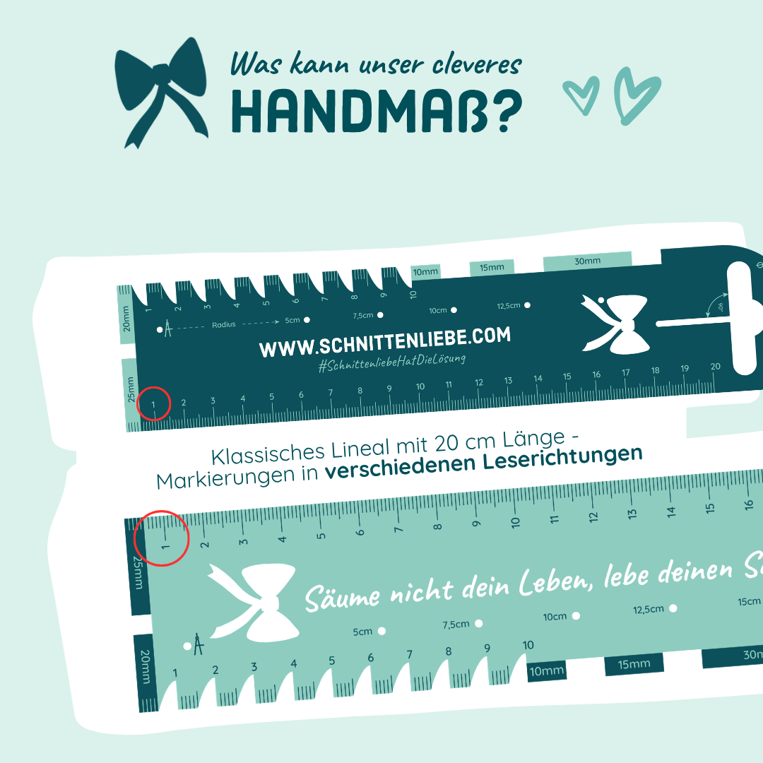 Schnittenliebe Handmaß