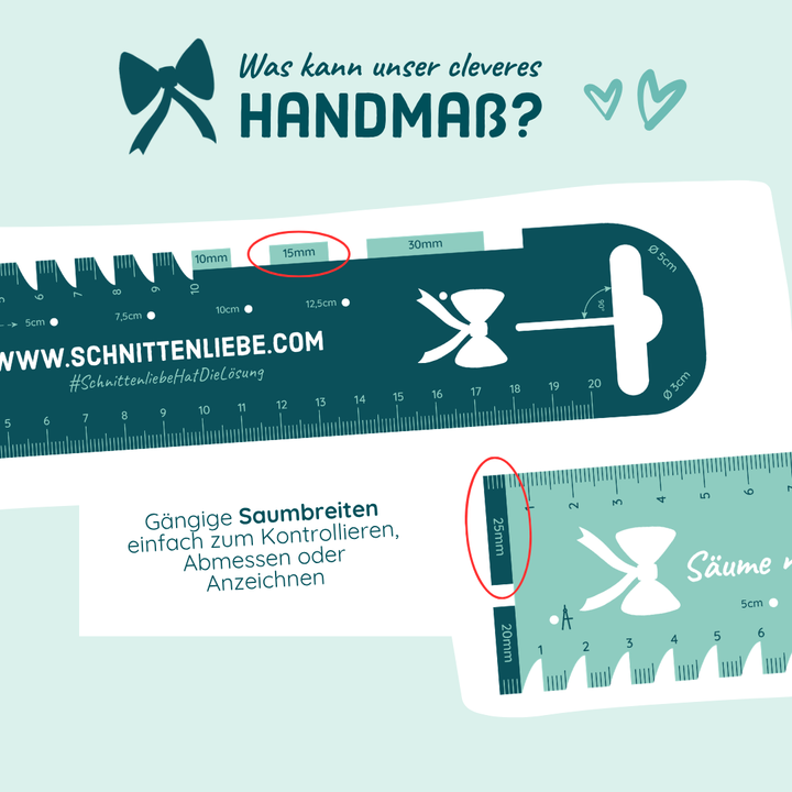 Schnittenliebe Handmaß