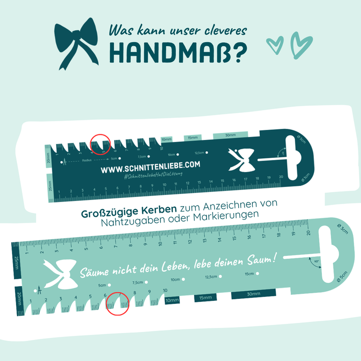 Schnittenliebe Handmaß