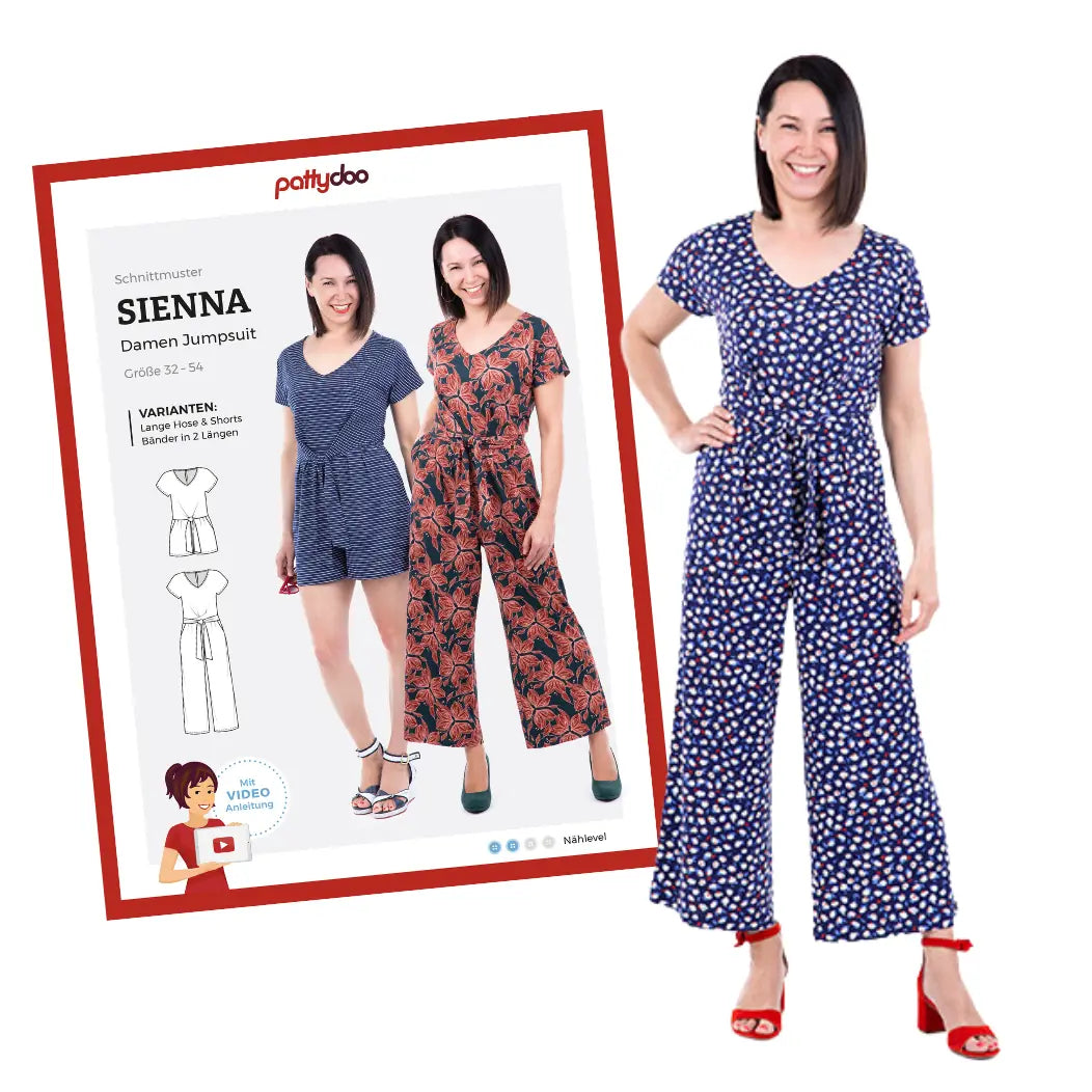 [Papierschnittmuster] Pattydoo - Jumpsuit Sienna Damen