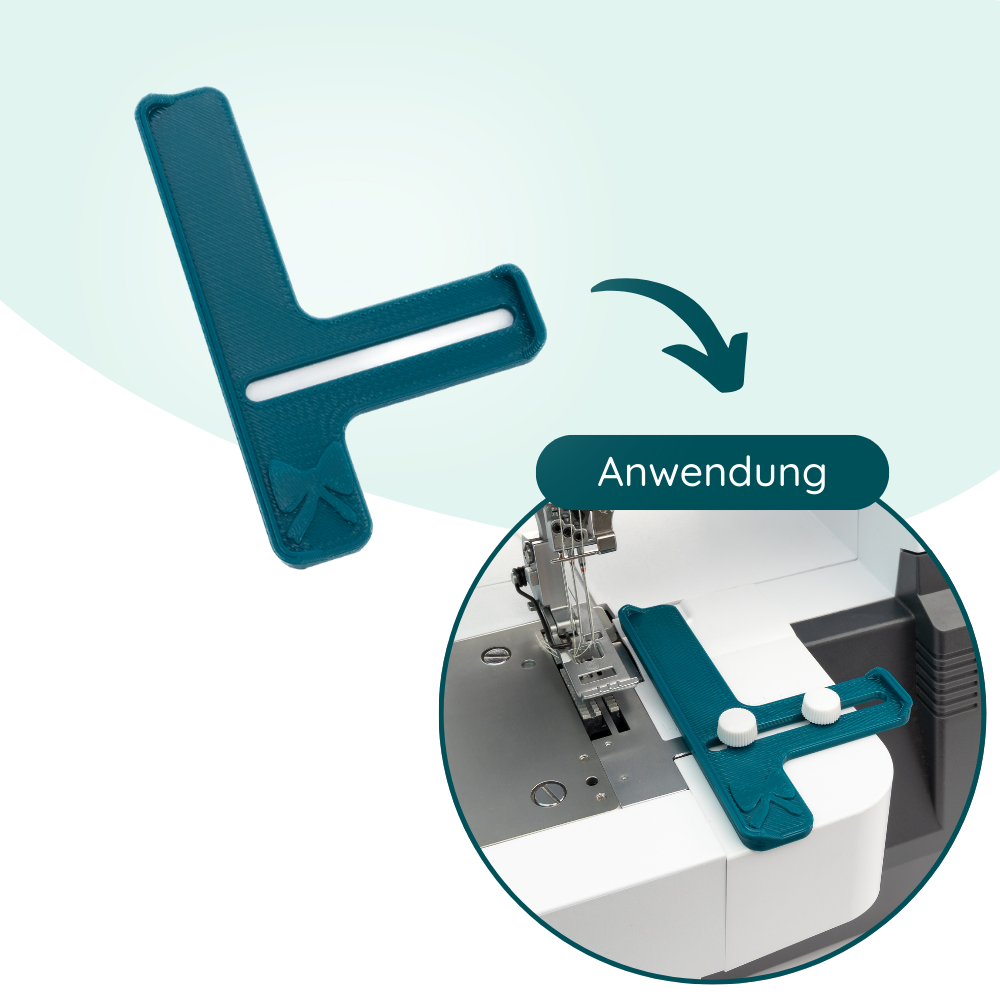 Guide d'ourlet pour coverlocks