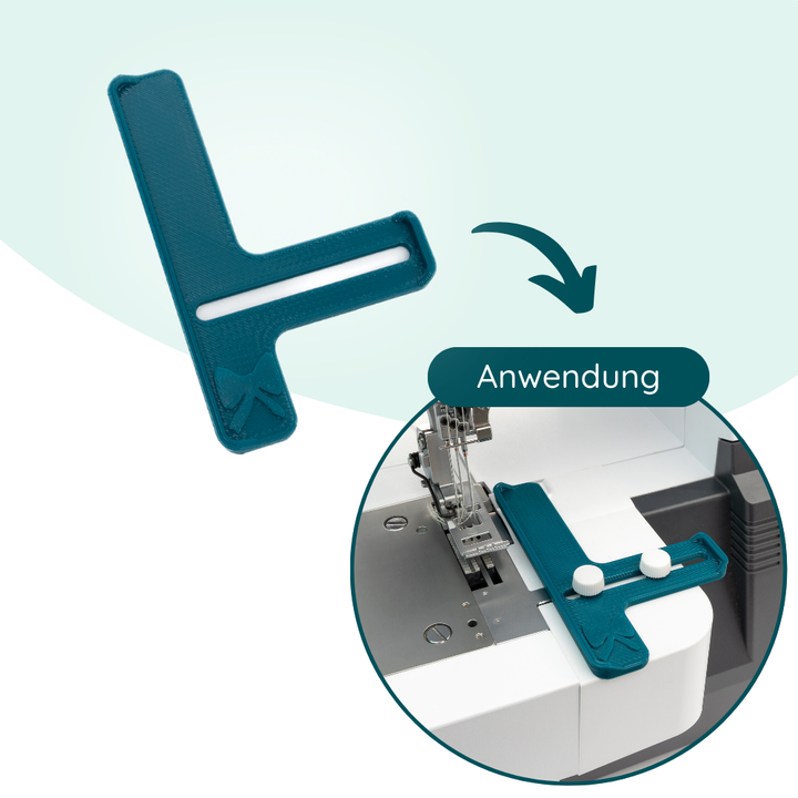 Guide d'ourlet pour coverlocks