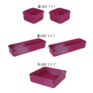 orgAlex Box-Bundle '3x4' #1 - berry