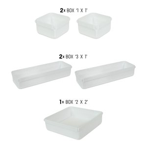 orgAlex Box-Bundle '3x4' #1 - white