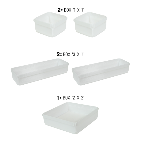 orgAlex Box-Bundle '3x4' #1 - white