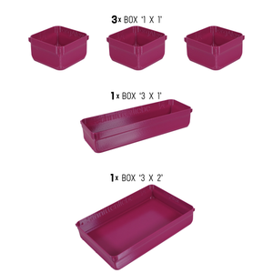orgAlex Box-Bundle '3x4' #2 - berry