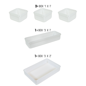 orgAlex Box-Bundle '3x4' #2 - white
