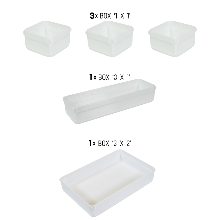 orgAlex Box-Bundle '3x4' #2 - white