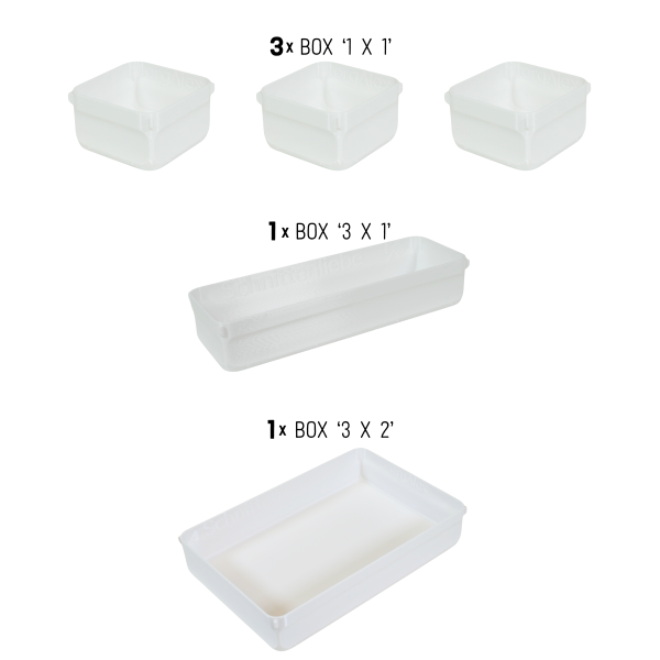 orgAlex Box-Bundle '3x4' #2 - white