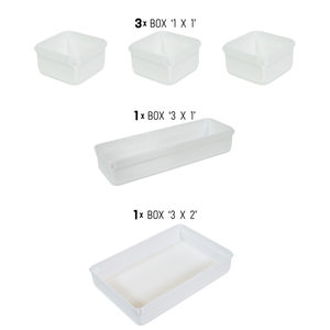 orgAlex Box-Bundle '3x4' #2 - white